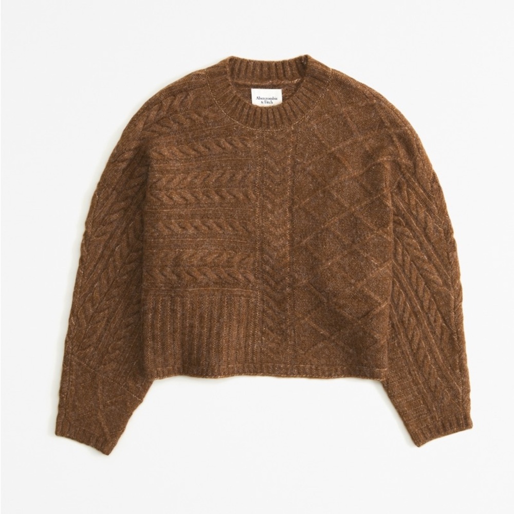 Abercrombie & Fitch Cable Crew Dolman Sweater